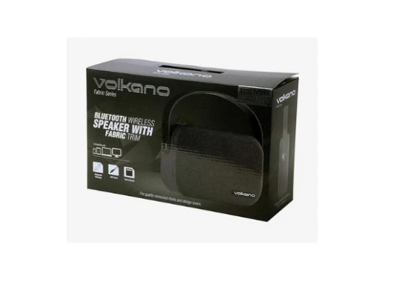 Volkano Fabric Series Kablosuz Bluetooth Hoparlör Siyah VK-3020-BK - 6