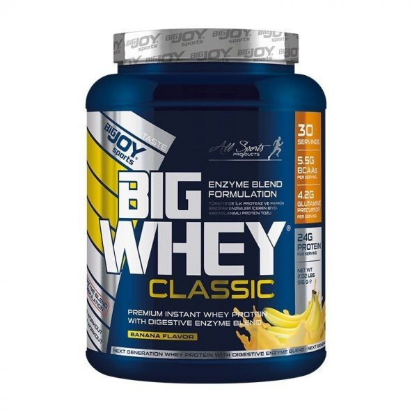 BigJoy Big Whey Classic Whey Protein 990Gr MUZ  HEDİYELİ