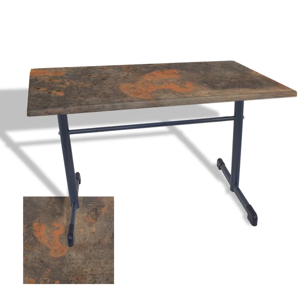 Halley Werzalit Mutfak Masası 80x140 (ESB) - Metalic Oxid 1 ürün görseli