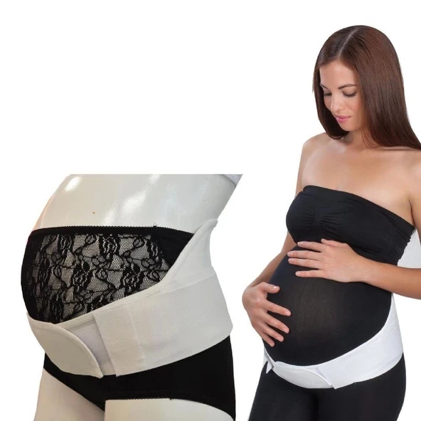 BabyJem Hamile ve Bel Destek Bandı 249 Beyaz - 1
