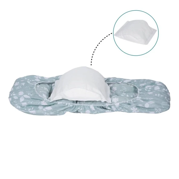 Sevi Bebe Bel Destekli Ana Kucağı Örtüsü ART-61 Yaprak Desen - 3