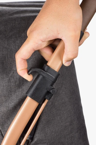 Baby Care 65 Capron Gold Çift Yönlü Puset Kahve - 6