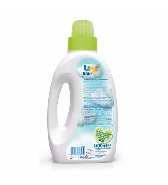 Uni Baby Sensitive Sıvı Çamaşır Deterjanı 1500 ml - 2