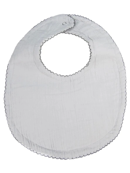 BabyJem Bürümcük Müslin Önlük 811 Gri - Resim 2