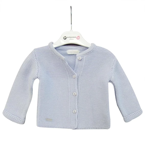 Andywawa AC24333 Basic Bebe Ceket Blue - 1
