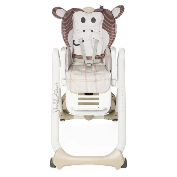 Chicco Polly 2 Start Mama Sandalyesi Monkey - 5