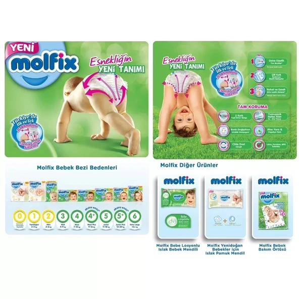 Molfix Bebek Bezi Fırsat Paketi 3 Beden 4-9 Kg 68 Adet - 7