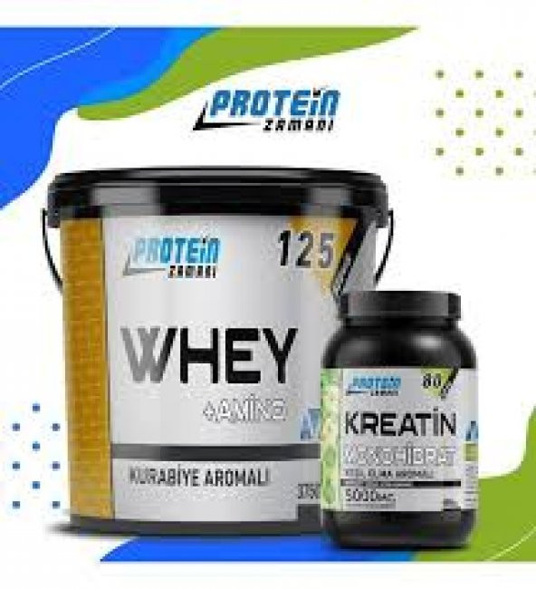 Protein Zamanı Whey Protein Tozu Amino Kreatin Monohidrat