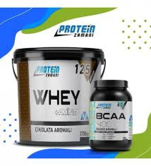 Protein Zamanı Whey Protein Tozu  Amino   BCAA 2 1 1 Paketi