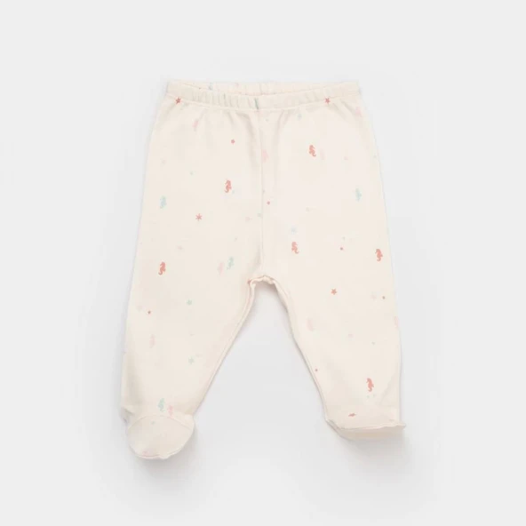 Bibaby Biorganic Save The Seahorse 5'Li Hastane Çıkış Seti 62340 Bej-Mint - 5