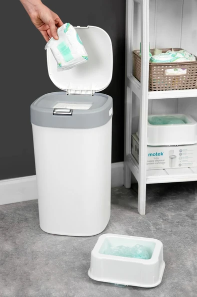 Motek Bebek Bezi Atık Çöp Kovası - 8