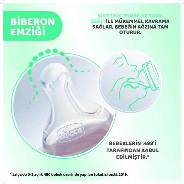 Chicco Perfect 5 Antikolik Biberon PP 240 ml Unisex - Resim 7