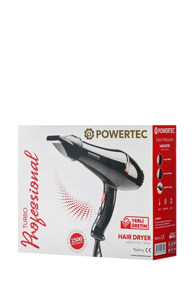 Powertec TR-901 Profesyonel Saç Kurutma Fön Makinesi - Resim 6