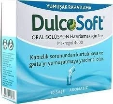 Dulcosoft Oral Solüsyon Hazırlamak için Toz 10 Şase SKT 31/12/24