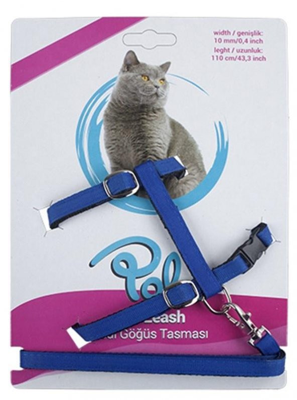 Polo Kedi Göğüs Takım Tasması