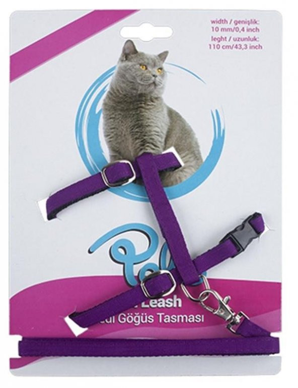 Polo Kedi Göğüs Takım Tasması - 2