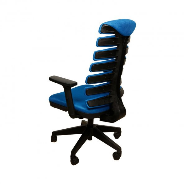Uzay Ofis Mira Çalışma Koltuğu - Ayarlı Kolçak - Mavi - 3