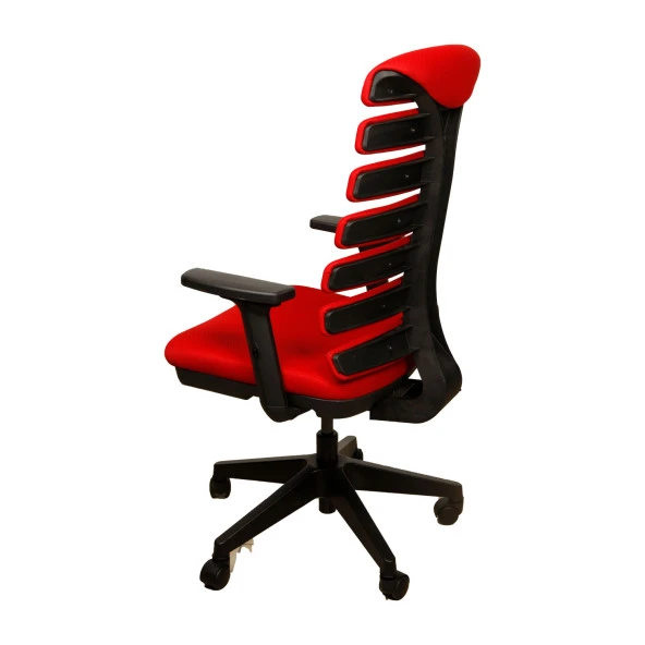 Uzay Ofis Mira Çalışma Koltuğu - Ayarlı Kolçak - Kırmızı - 2