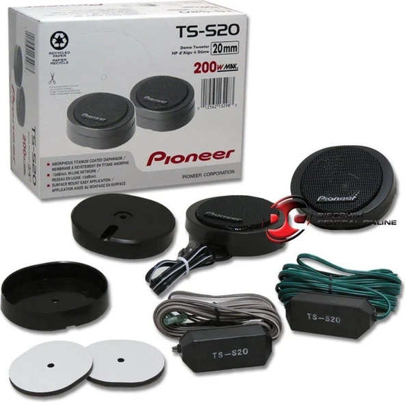Pioneer TS-S20 200 W 2 cm Oto Hoparlör