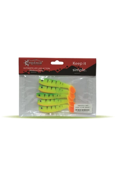 3569 Style Soft 8 Cm 5li Paket Silikon Yem  02 - 1