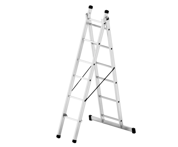 2x2 (4 M) A Tipi Sürgülü Alüminyum Merdiven