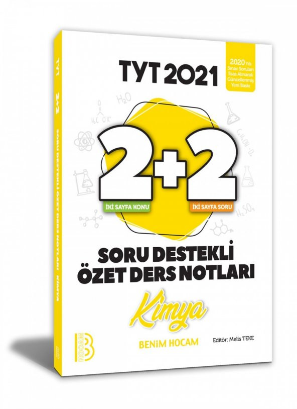 2021 Tyt Kimya 2+2 Soru Destekli Özet Ders Notları Benim Hocam Yayınları