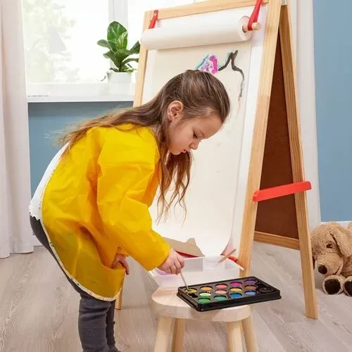 IKEA Mala Boyama Aktivite Okul Resim Önlüğü Sarı 60 cm - 5