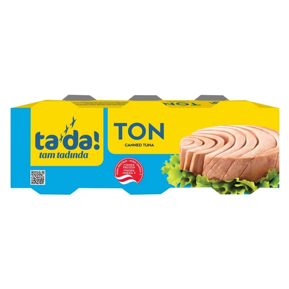 Tada Ayçiçek Yağlı Ton Balığı 3x75 Gr x 4 Adet - 3