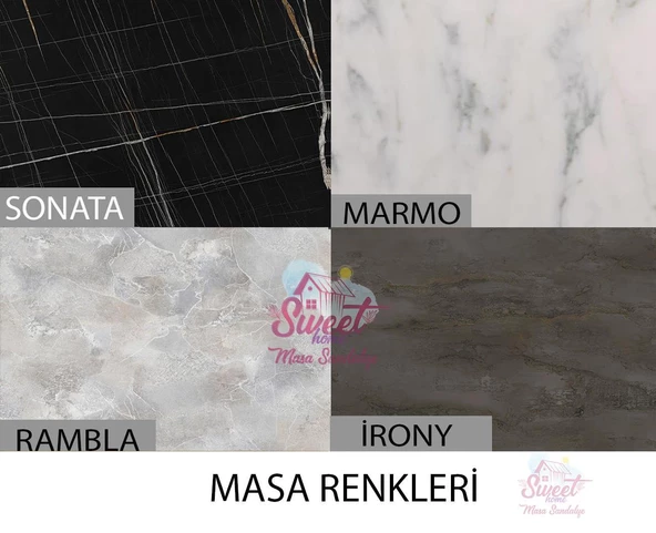 Açılır Yuvarlak Pegasus Masa 4 Adet Jumbo Sandalye - 5