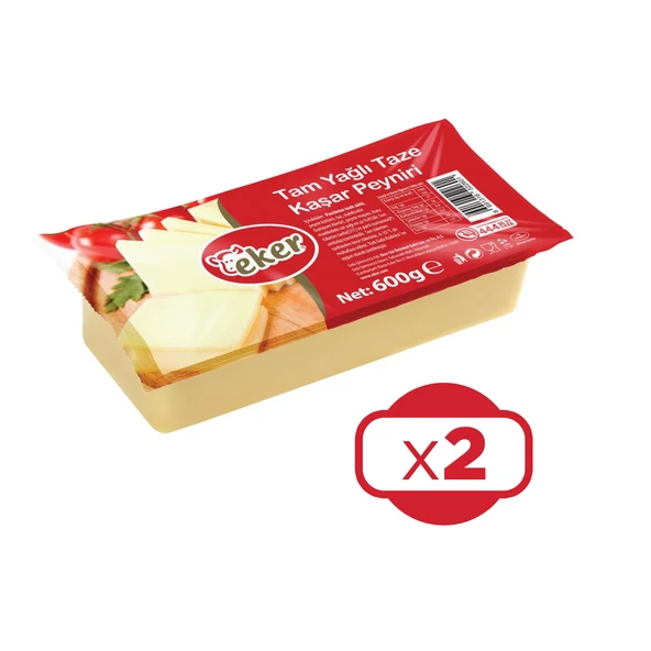 Eker Kaşar Peyniri 600 gr 2 li - 2