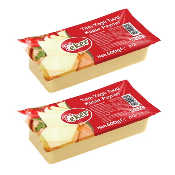 Eker Kaşar Peyniri 600 gr 2 li - 1