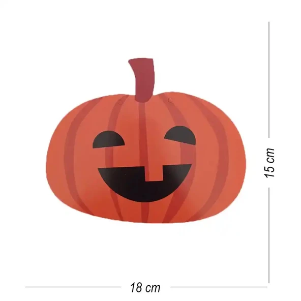 Cadılar Bayramı Banner Happy Halloween Kabaklı 25*300cm - Resim 3