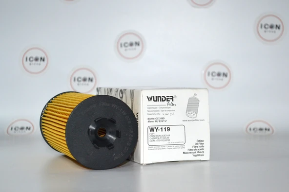 ICON GROUP - Volkswagen Phaeton Yağ Filtresi - WY 119 - Resim 2