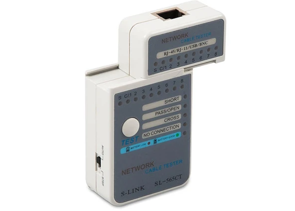 S-Link SL-565CT RJ45 Ağ Kablosu Test Cihazı - Resim 2