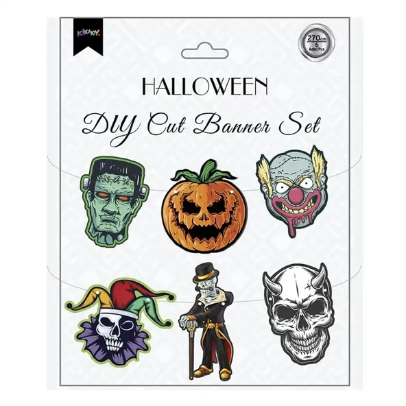 Cadılar Bayramı Banner Halloween Temalı 25*270cm - Resim 2