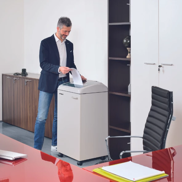 Kobra 310 TS CC2 1,9x15mm Çapraz Kesim Evrak İmha Makinesi 150 Litre - 2