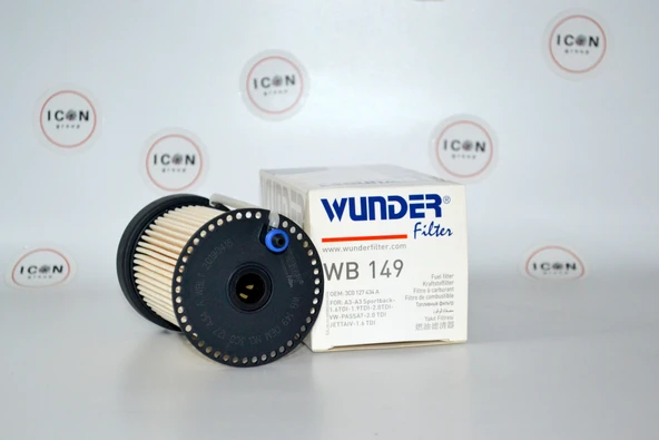 ICON GROUP - Audi A3 - Leon 1.3 TDI - 1.9 - 2.0 Volkswagen Yakıt Filtresi - WB 149 - Resim 3