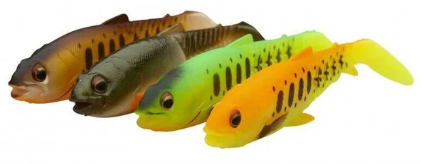 Savage Gear Craft Cannibal Paddletail 10.5 cm 12 gr Dark Water Mix 4 Adet ürün görseli 1