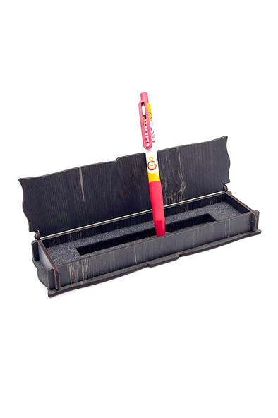 Galatasaray Orijinal Lisanslı Lüks Versatil Uçlu Kalem 0.7 Hediyelik Ahşap Kutulu - 4