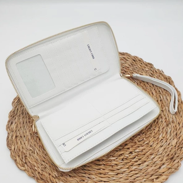 Büyük Boy Fermuarlı Bayan Cüzdan - 9