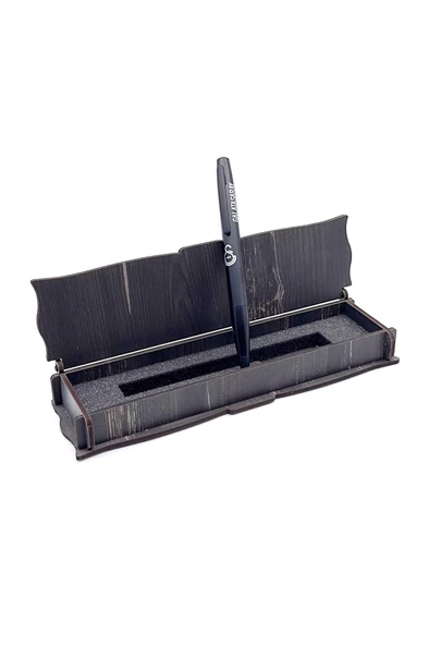 Galatasaray Orijinal Lisanslı Premium Metal Tükenmez Kalem Hediyelik Ahşap Kutulu - 4