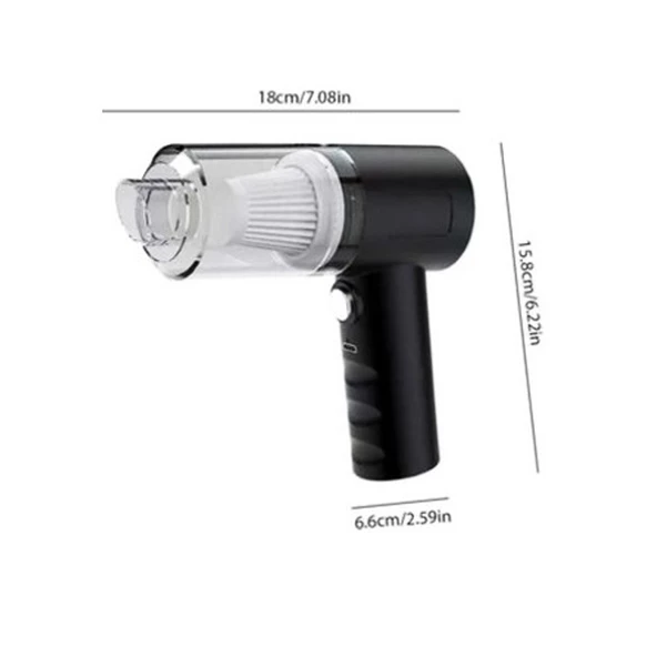 Carub Şarjlı Araç Süpürgesi 60W CRB-090901 - 9