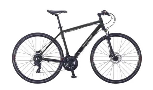 Salcano City Life 24 Vites 28 Jant HD 20 Kadro Şehir Bisikleti Mat Siyah - Resim 2