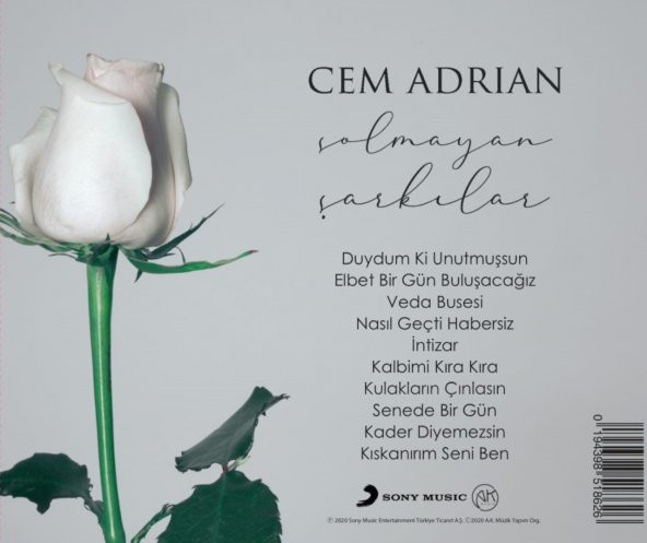 CEM ADRIAN - SOLMAYAN ŞARKILAR (CD) - 2