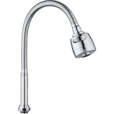 WUVERA Oynar Başlıklı 2 Krom Kubar Fonksiyonlu Spiral Musluk Başlığı - 4