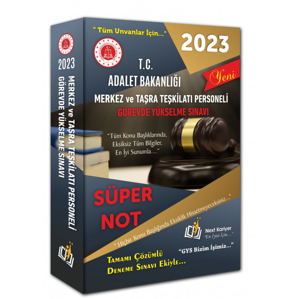 2020 GÜNCEL / YENİ !! Adalet Bakanlığı Merkez Taşra Teşkilatı Personeli Dev Soru Bankası Next Kariyer Yayınları