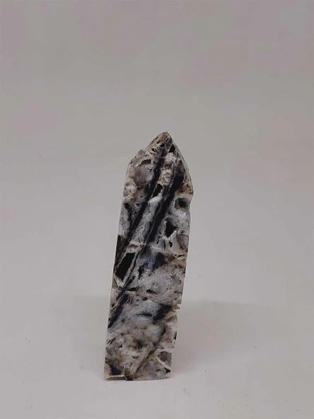 Kalsedon & Akik Druze Taşı Koleksiyonluk Piramit Uçlu (52986) - Resim 5