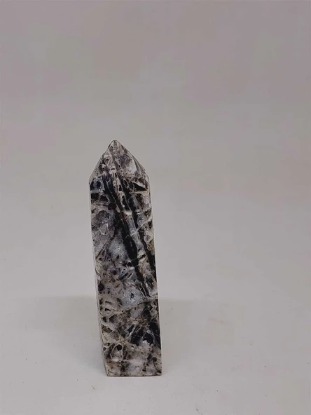 Kalsedon & Akik Druze Taşı Koleksiyonluk Piramit Uçlu (52986) - Resim 3