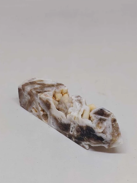 Kalsedon & Akik Druze Taşı Koleksiyonluk Piramit Uçlu (52980) - Resim 6