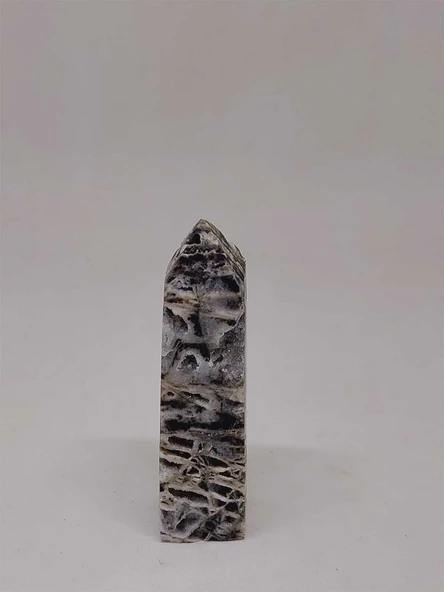 Kalsedon & Akik Druze Taşı Koleksiyonluk Piramit Uçlu (52986) - Resim 2